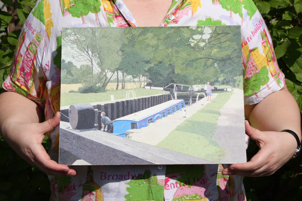 Canal, a painting by Stewart Irwin